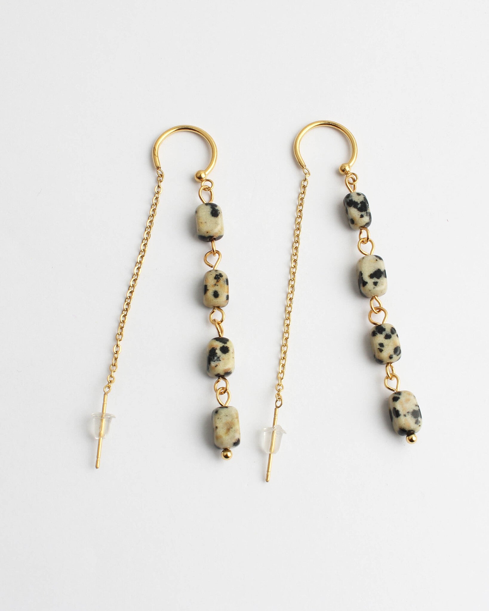 Danielle - Earrings - Natural Stone - Stainless Steel