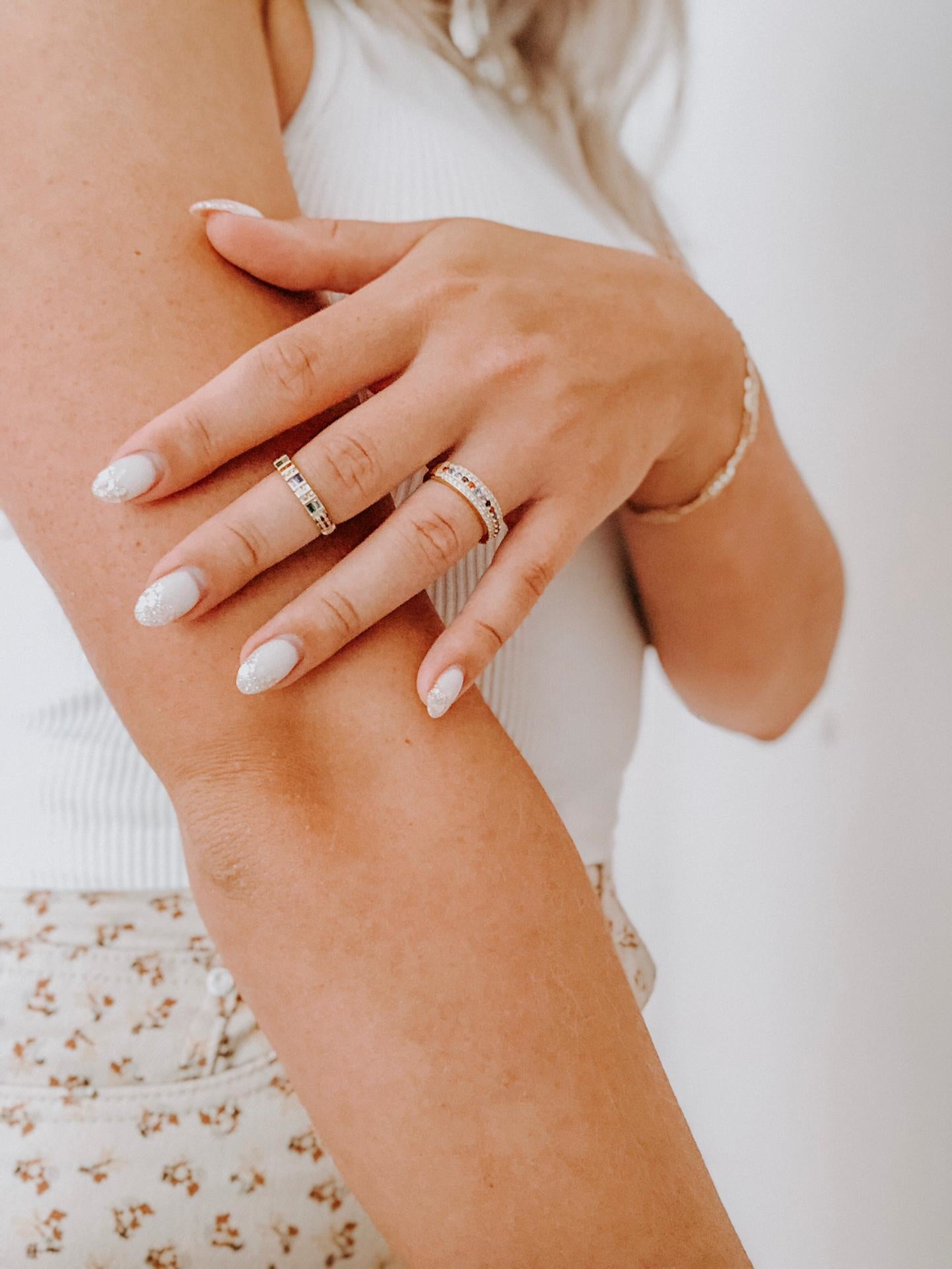 A girls best friend - Ring - Gold plated - Adjustable