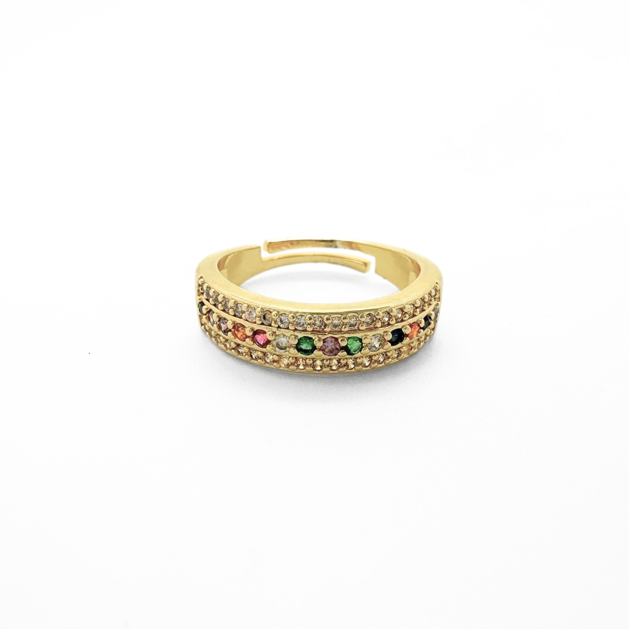 A girls best friend - Ring - Gold plated - Adjustable