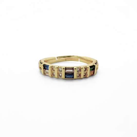 Put a ring on it - Ring - Multicolor - Gold-plated - Adjustable