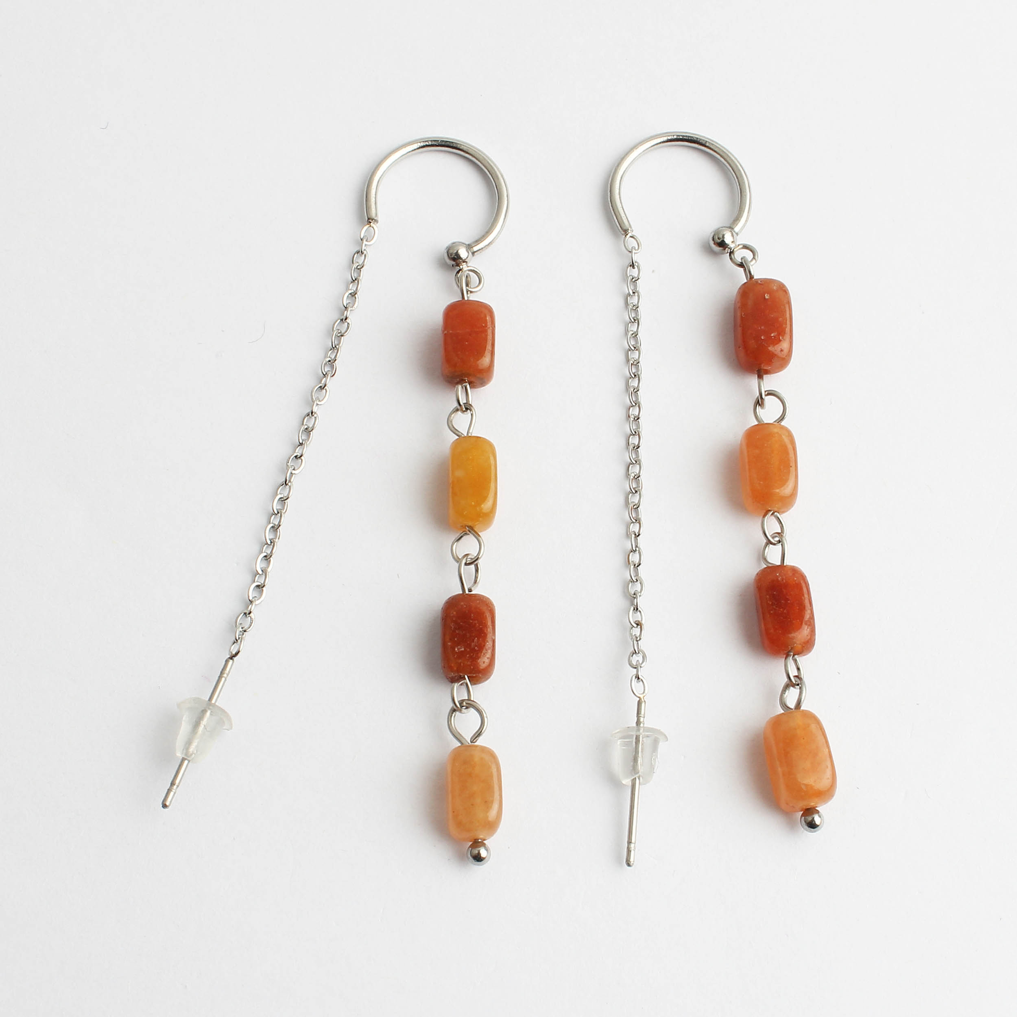 Danielle - Earrings - Natural Stone - Stainless Steel